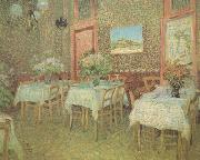 Vincent Van Gogh Interior of a Restaurant (nn04) USA oil painting artist